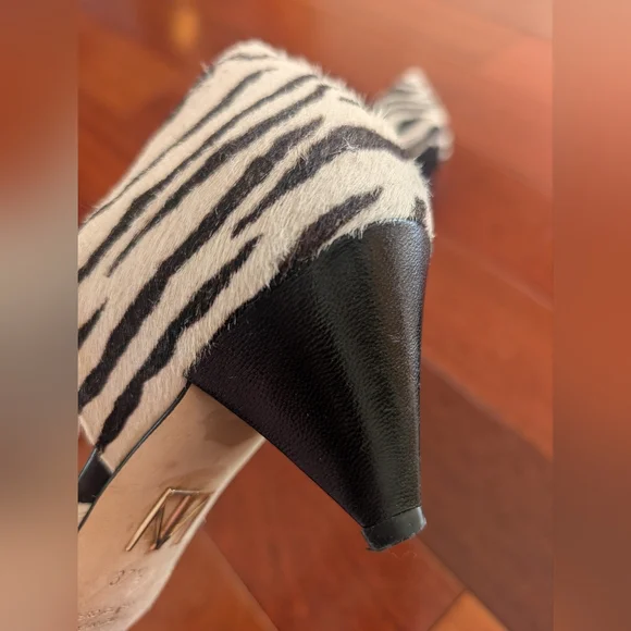 Tamara Mellon Zebra Patterned Heels - Picture 9 of 12